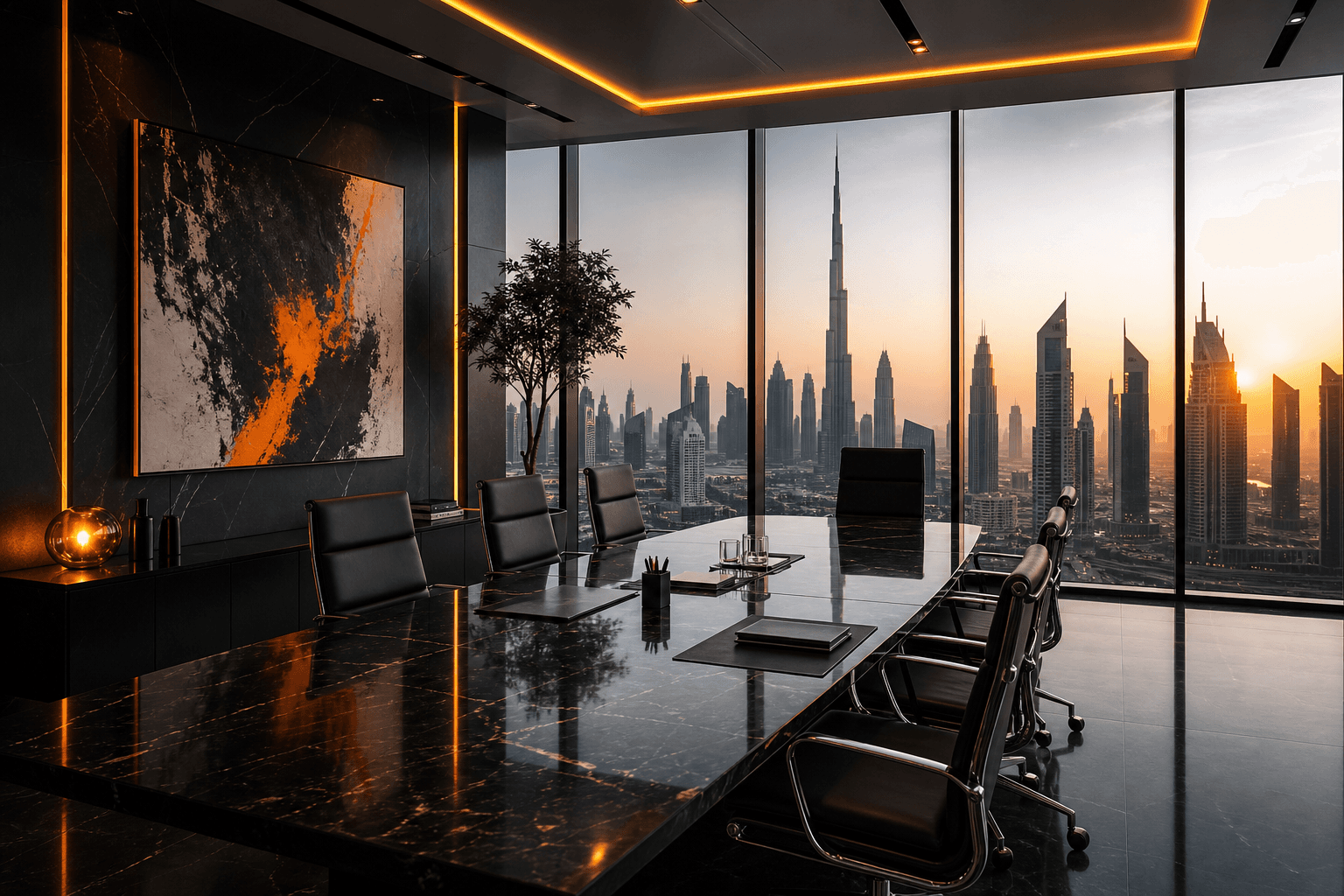 Hero image: corporate tax advisory and boardroom strategy