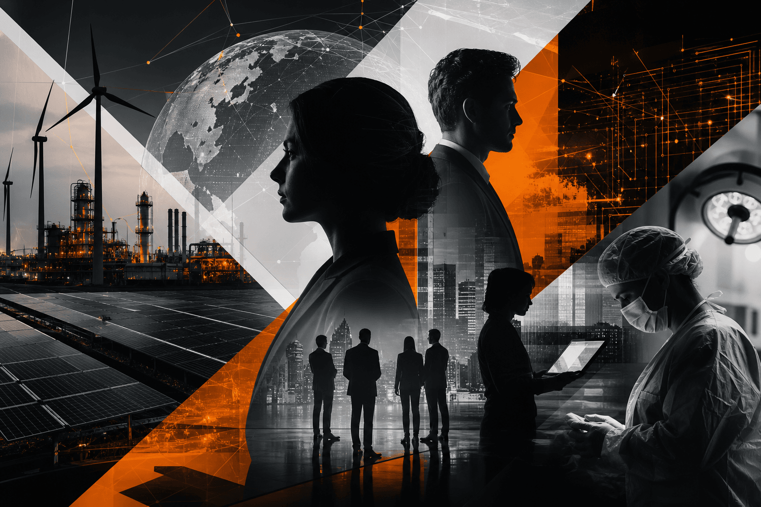 Hero image: industries and sectors SBC serves across the GCC