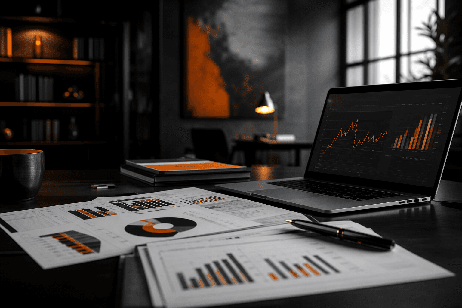 Hero image: editorial desk with tax and business insights